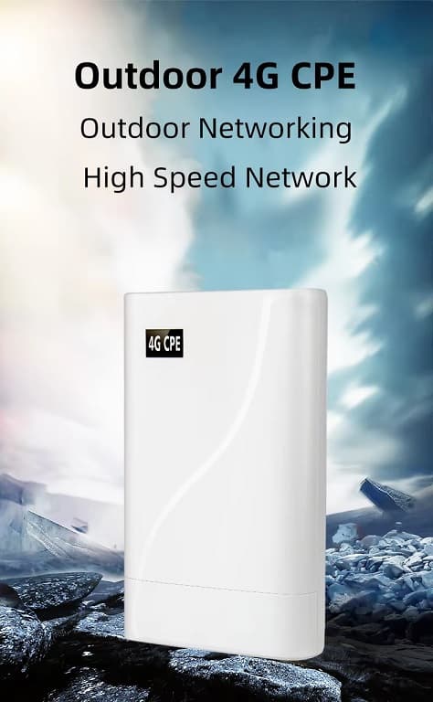 4G Outdoor Waterproof Router 4G Wireless CPE POE Netwok 4g Router Wifi With Sim Card Slot Outdoor WiFi
