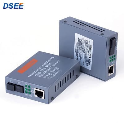 Netlink HTB-3100 Fiber Optic Media Converter RJ45 20KM 25KM SC Fiber Port 10M 100M Ethernet Media Converter