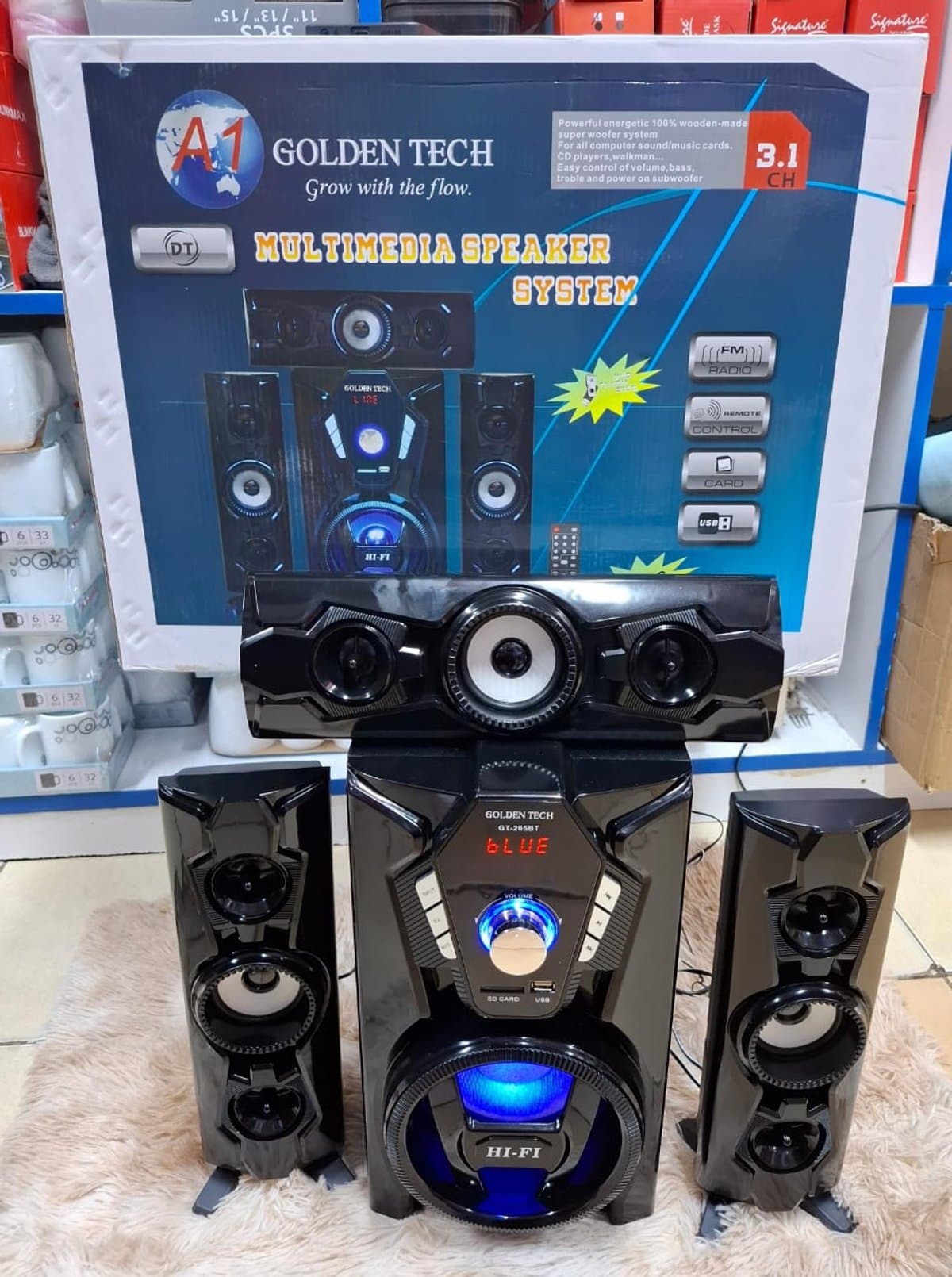 3.1 golden tech sub woofers