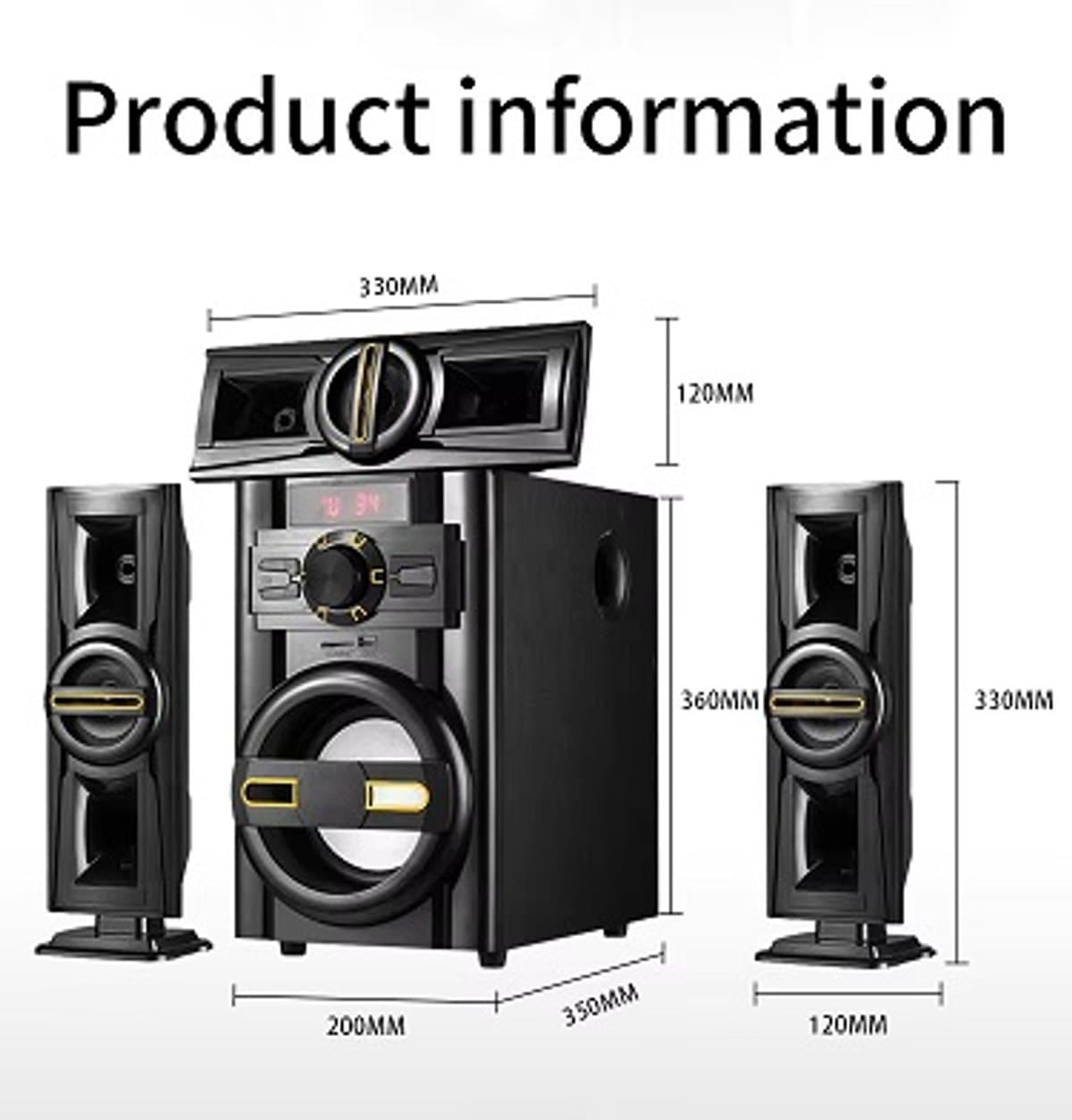 Q-BOX Q-503 New hoofer music sound system system